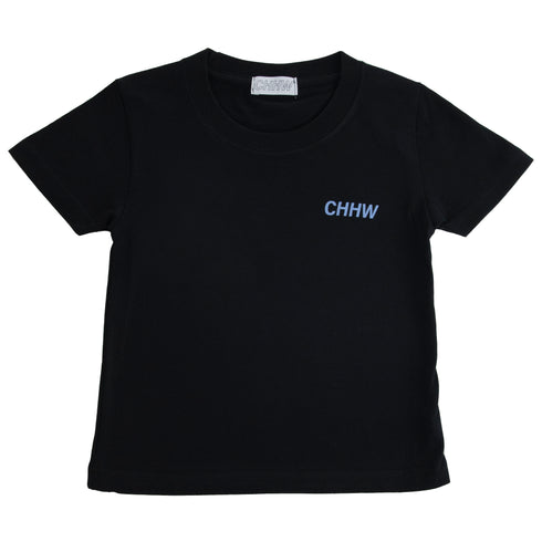 【COME HELL HIGH WATER】CHHW LOGO  KIDS TEE -black-